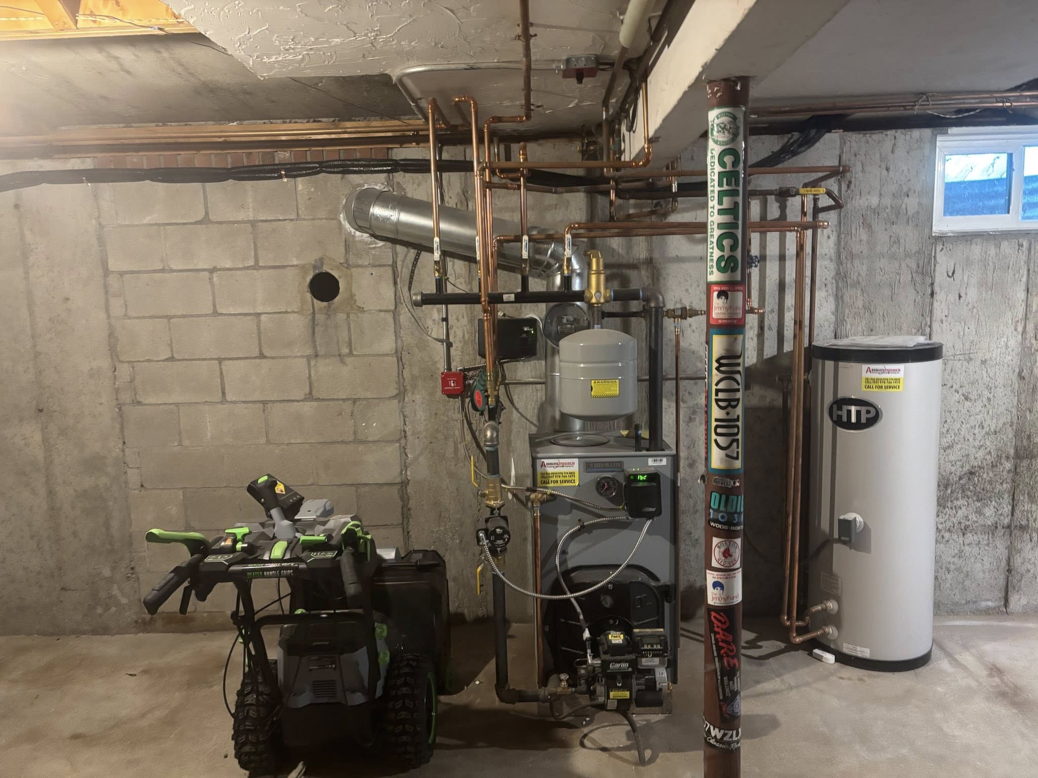 Boiler & water heater installation completed by JPG Plumbing & Heating